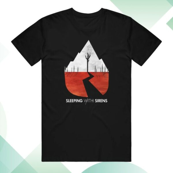 kenny Sleeping With Sirens Merch Store With Ears To See And Eyes To Hear Album Art Black Shirt