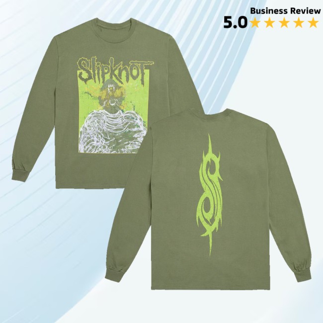 kenny Slipknot Store Merch Beast Green Long Sleevess kenny Slipknot Store Merch Beast Green Long Sleevess