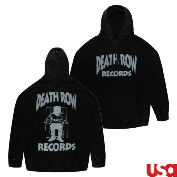 kenny Snoopermarket Merch Death Row Core Acid Wash Hoodie1