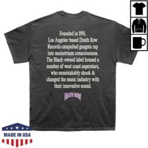kenny Snoopermarket Merch Death Row X Mass Appeal Hip Hop Till Infinity Tee