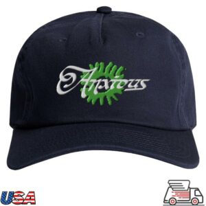 kenny Some Merch Shop Anxious Navy Logo Hat kenny Some Merch Shop Anxious Navy Logo Hat