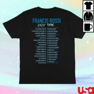 kenny Status Quo Merch Francis Rossi 2025 Tour Tee