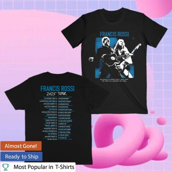 kenny Status Quo Merch Francis Rossi 2025 Tour Tee0