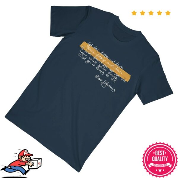 kenny Status Quo Merch Rossi Young Down Down Lyric Navy Tee1