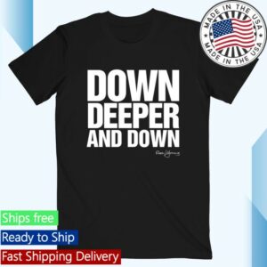 kenny Status Quo Merch Rossi Young Down Down Slogan Lyric Black Tee