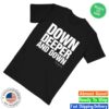kenny Status Quo Merch Rossi Young Down Down Slogan Lyric Black Tee0