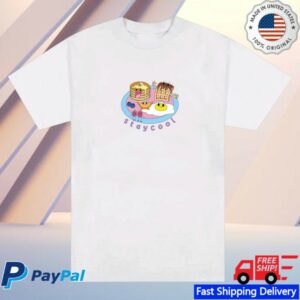kenny Stay Cool Nyc Merch Breakfast Tee White