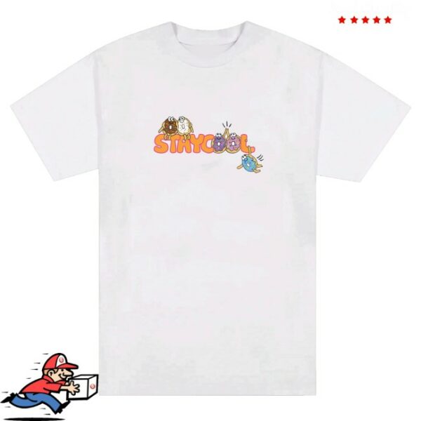 kenny Stay Cool Nyc Merch Donuts Tee White