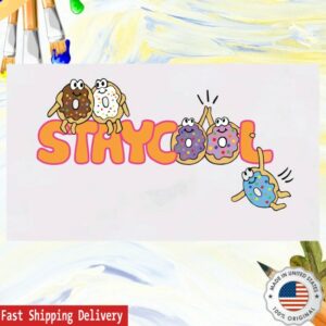 kenny Stay Cool Nyc Merch Donuts Tee White1