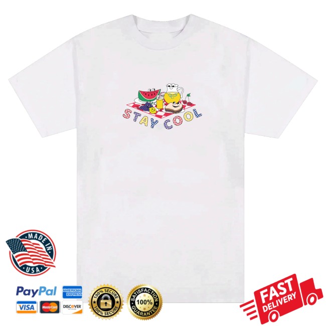 kenny Stay Cool Nyc Merch Picnic Tee White kenny Stay Cool Nyc Merch Picnic Tee White
