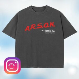 kenny Story Of The Year Merch Shop Store ARSON Vintage Shirt kenny Story Of The Year Merch Shop Store ARSON Vintage Shirt