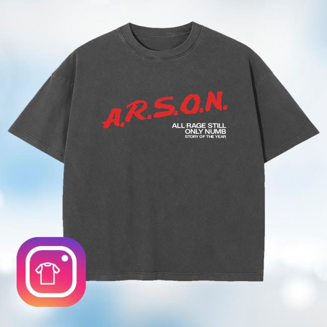 kenny Story Of The Year Merch Shop Store ARSON Vintage Shirt kenny Story Of The Year Merch Shop Store ARSON Vintage Shirt
