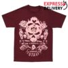 kenny Stray Rats Merch Brutality Tee Burgandy