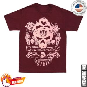kenny Stray Rats Merch Store Brutality Tee Maroon kenny Stray Rats Merch Store Brutality Tee Maroon