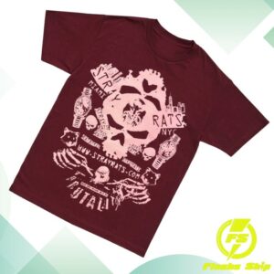 kenny Stray Rats Merch Store Brutality Tee Maroons kenny Stray Rats Merch Store Brutality Tee Maroons