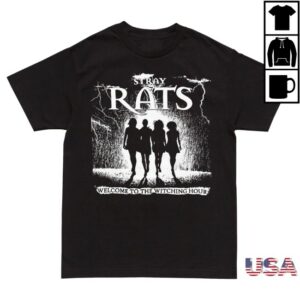 kenny Stray Rats Merch Witching Hour Tee Black kenny Stray Rats Merch Witching Hour Tee Black