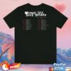 kenny Sunny Day Real Estate Merch Store 2025 Tour Tee Black