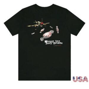 kenny Sunny Day Real Estate Merch Store 2025 Tour Tee Blacks