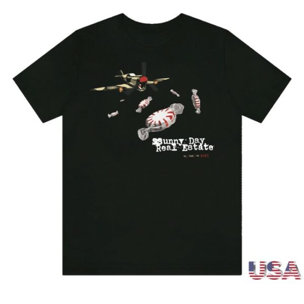 kenny Sunny Day Real Estate Merch Store 2025 Tour Tee Blacks