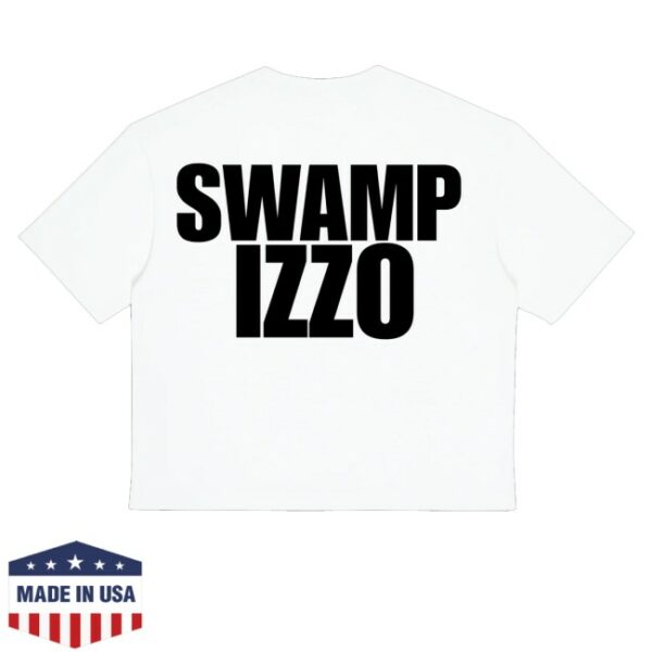kenny Swamp Izzo Merch Oversized Swamp Izzo Tee White