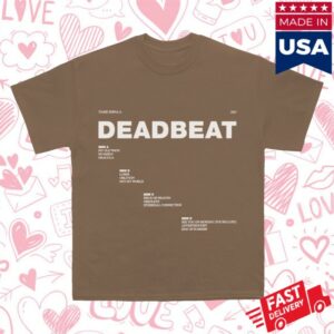 kenny Tame Impala Merch Store Deadbeat Tracklist Shirt kenny Tame Impala Merch Store Deadbeat Tracklist Shirt