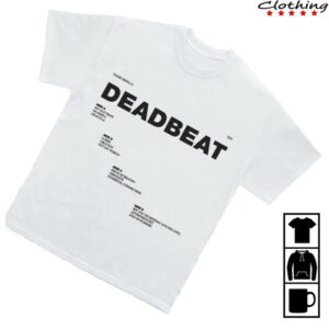 kenny Tame Impala Merch Store Deadbeat Tracklist Shirt Whites kenny Tame Impala Merch Store Deadbeat Tracklist Shirt Whites