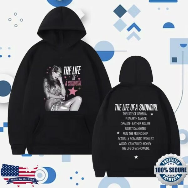 kenny Taylor Swift Merch Store The Life Of A Showgirl 2025 Merch Hoodie