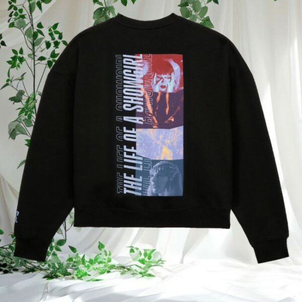 kenny Taylor Swift Merch Store The Life Of A Showgirl Film Strip Black Sweatshirt