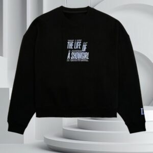 kenny Taylor Swift Merch Store The Life Of A Showgirl Film Strip Black Sweatshirts