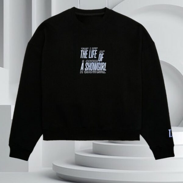 kenny Taylor Swift Merch Store The Life Of A Showgirl Film Strip Black Sweatshirts