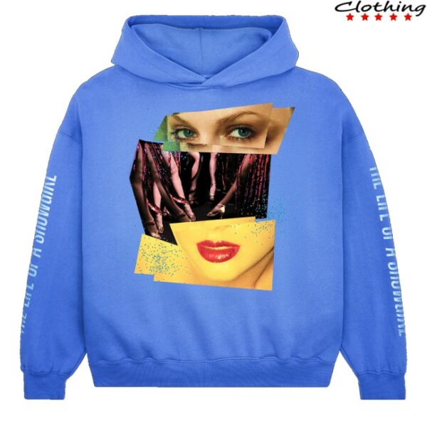 kenny Taylor Swift Merch Store The Life Of A Showgirl Violet Blue Hoodie