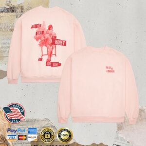 kenny Taylor Swift Merch Store You Can Call Me Honey If You Want Pink Crewneck Sweatshirtss