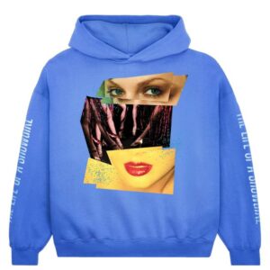 kenny Taylor Swift Merch The Life Of A Showgirl Violet Blue Hoodie