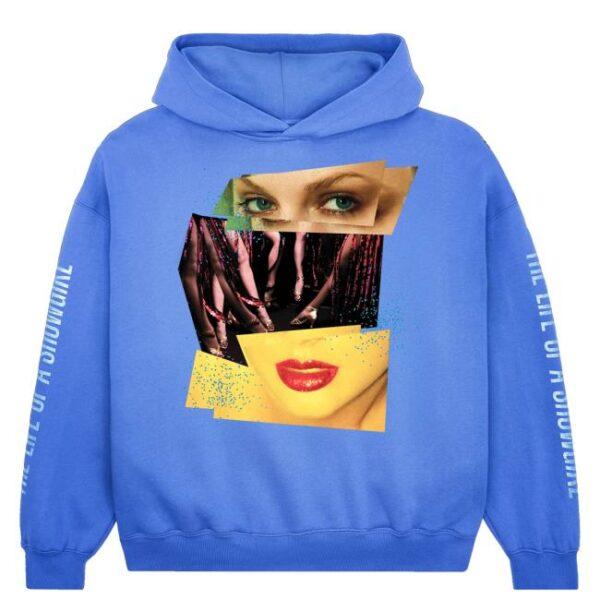 kenny Taylor Swift Merch The Life Of A Showgirl Violet Blue Hoodie
