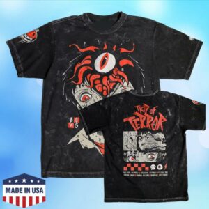 kenny The Boys Merch Shop Store Limited Edition Trip Of Terror Splitting Headache Mineral Wash Shirt