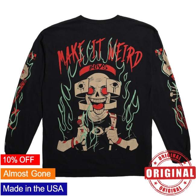 kenny The Boys Store Merch Trip Of Terror Make It Weird Oversized Long Sleeve1 kenny The Boys Store Merch Trip Of Terror Make It Weird Oversized Long Sleeve1