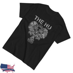 kenny The Hu Merch Chrome Crest Black Tee0