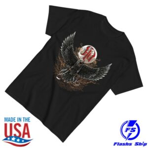 kenny The Hu Merch Hawk Temple Black Tee0