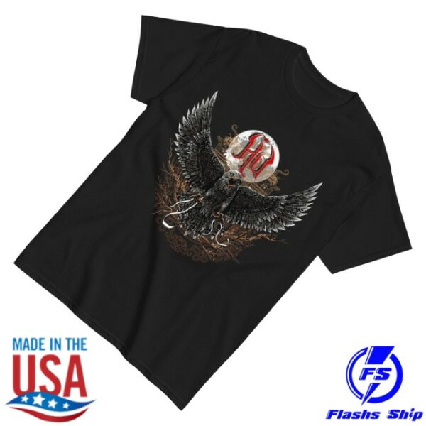 kenny The Hu Merch Hawk Temple Black Tee0