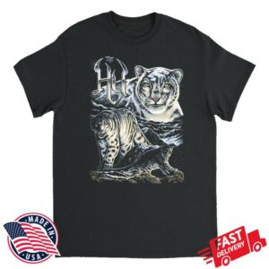 kenny The Hu Official Merch Store Snow Leopard Collage Shirt kenny The Hu Official Merch Store Snow Leopard Collage Shirt
