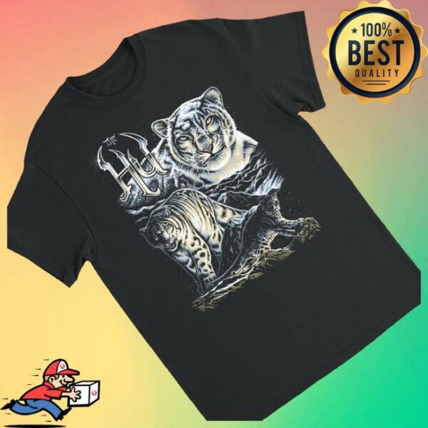 kenny The Hu Official Merch Store Snow Leopard Collage Shirts
