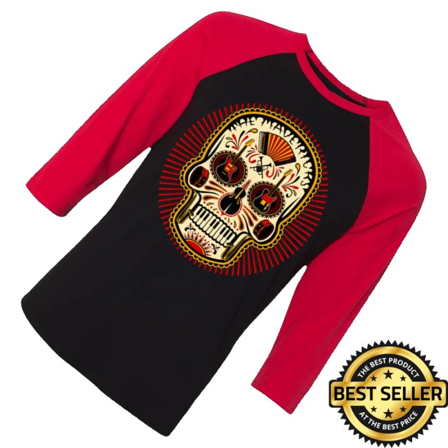 kenny The Mavericks Merch Skull Rays Raglan Tee0 kenny The Mavericks Merch Skull Rays Raglan Tee0