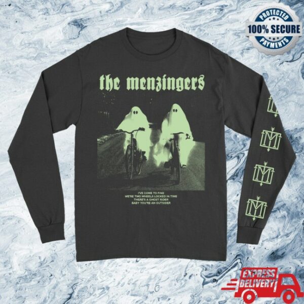 kenny The Menzingers Merch Ghost Long Sleeve