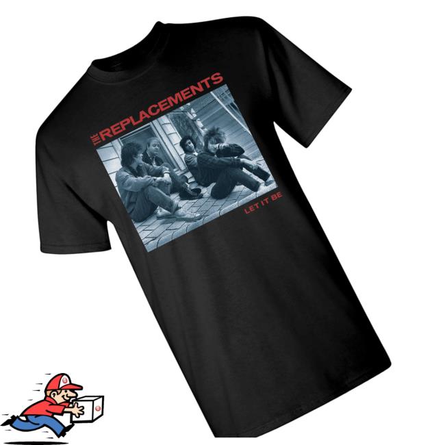 kenny The Replacements Official Let It Be Black Shirtsw kenny The Replacements Official Let It Be Black Shirtsw