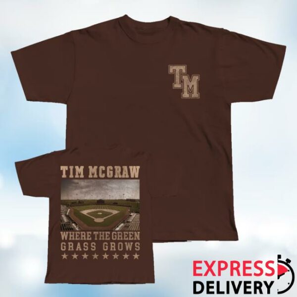 kenny Tim Mcgraw Merch Shop Tm Baseball Field Brown Shirt