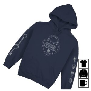 kenny Tops Store Merch Heart Lock Hoodies kenny Tops Store Merch Heart Lock Hoodies