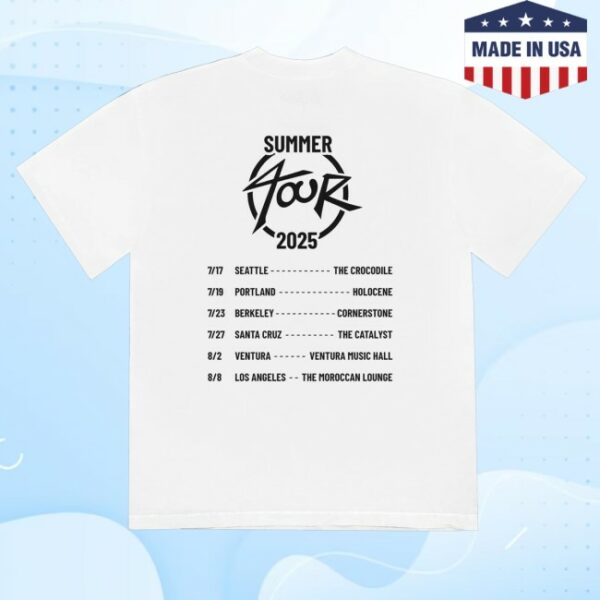 kenny Trueblood Merch Trueblood Summer Tour Tee White0