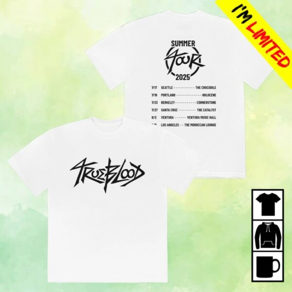 kenny Trueblood Merch Trueblood Summer Tour Tee White1