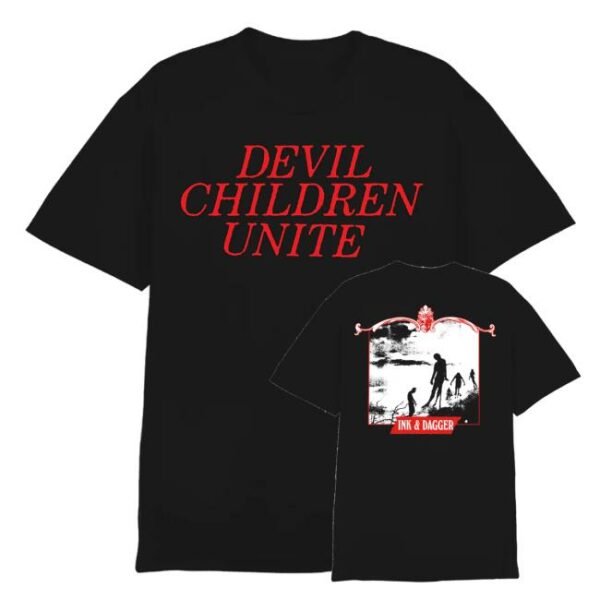 kenny Trust Records Merch Shop Devil Children Unite Black Shirt