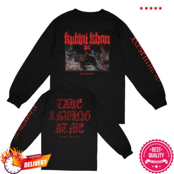 kenny Twisted Thread Merch Shop Kublai Khan Take A Swing Long Sleeve Shirt